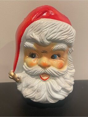 Vintage musical revolving Santa Claus